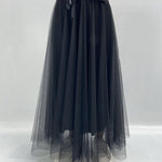 Gonna lunga in tulle MK04.015 NERO OFELIA