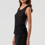 Top con strass FQ25WT1002W424R9 053 FRACOMINA