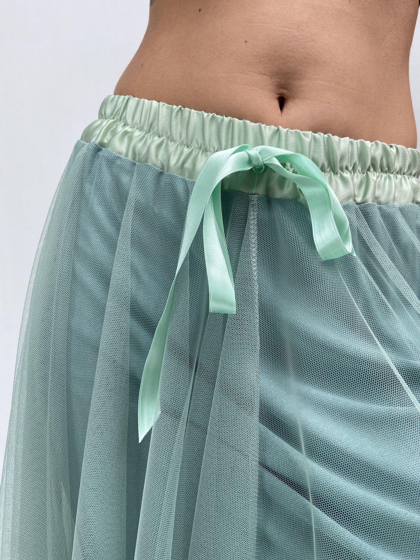 Gonna lunga in tulle MK04.015 ACQUAMARINA OFELIA