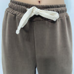 Pantalone gamba ampia Z6034 VERDE OFELIA