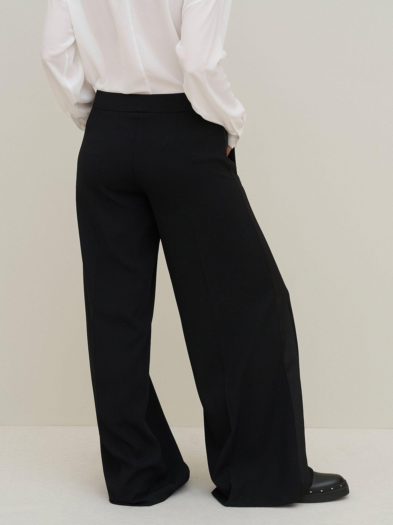 Pantalone largo in crepe satin PIMI07 D1 10 CARLA G.