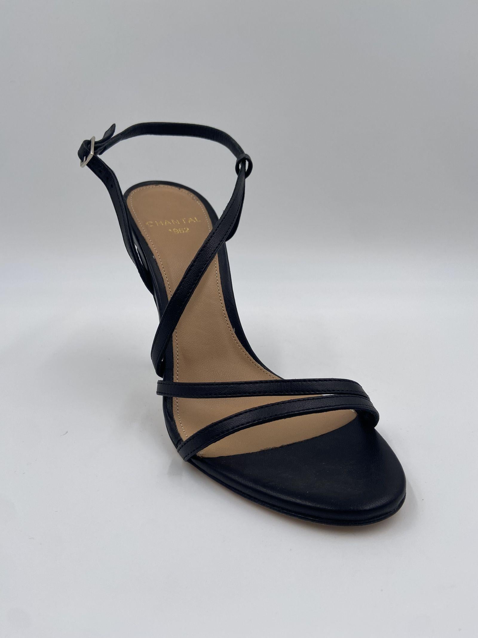 Sandalo con tacco a stiletto 1959 NERO OFELIA