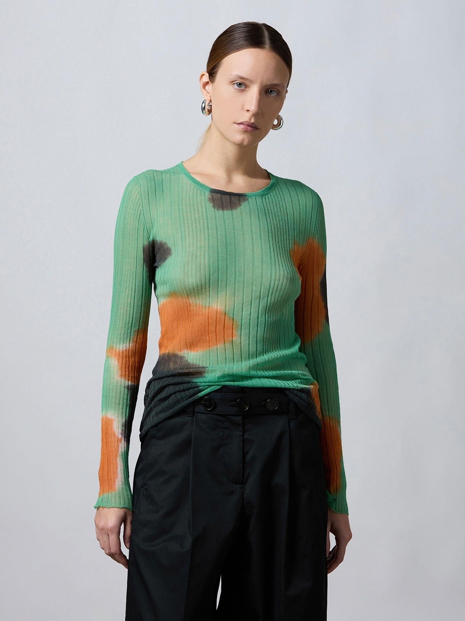 Maglia con trattamento handmade B04001 B0424 ROBERTO COLLINA