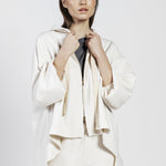 Felpa svasata con cappuccio KAOT25D8 02 CARLA G.