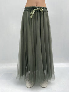 Gonna lunga in tulle