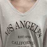T-shirt stampa Los Angeles 2831LOSANGELES TORTORA OFELIA