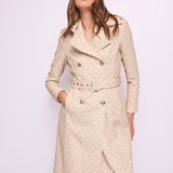 Trench doppiopetto con cintura in vita 511FD35004 51100101 GAUDI'