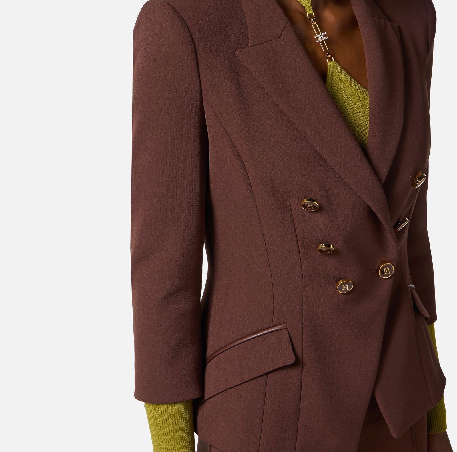 Giacca doppio petto GI17456E2 EA3 ELISABETTA FRANCHI