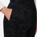 Pantalone jaquard lettering PA013446E2 110 ELISABETTA FRANCHI
