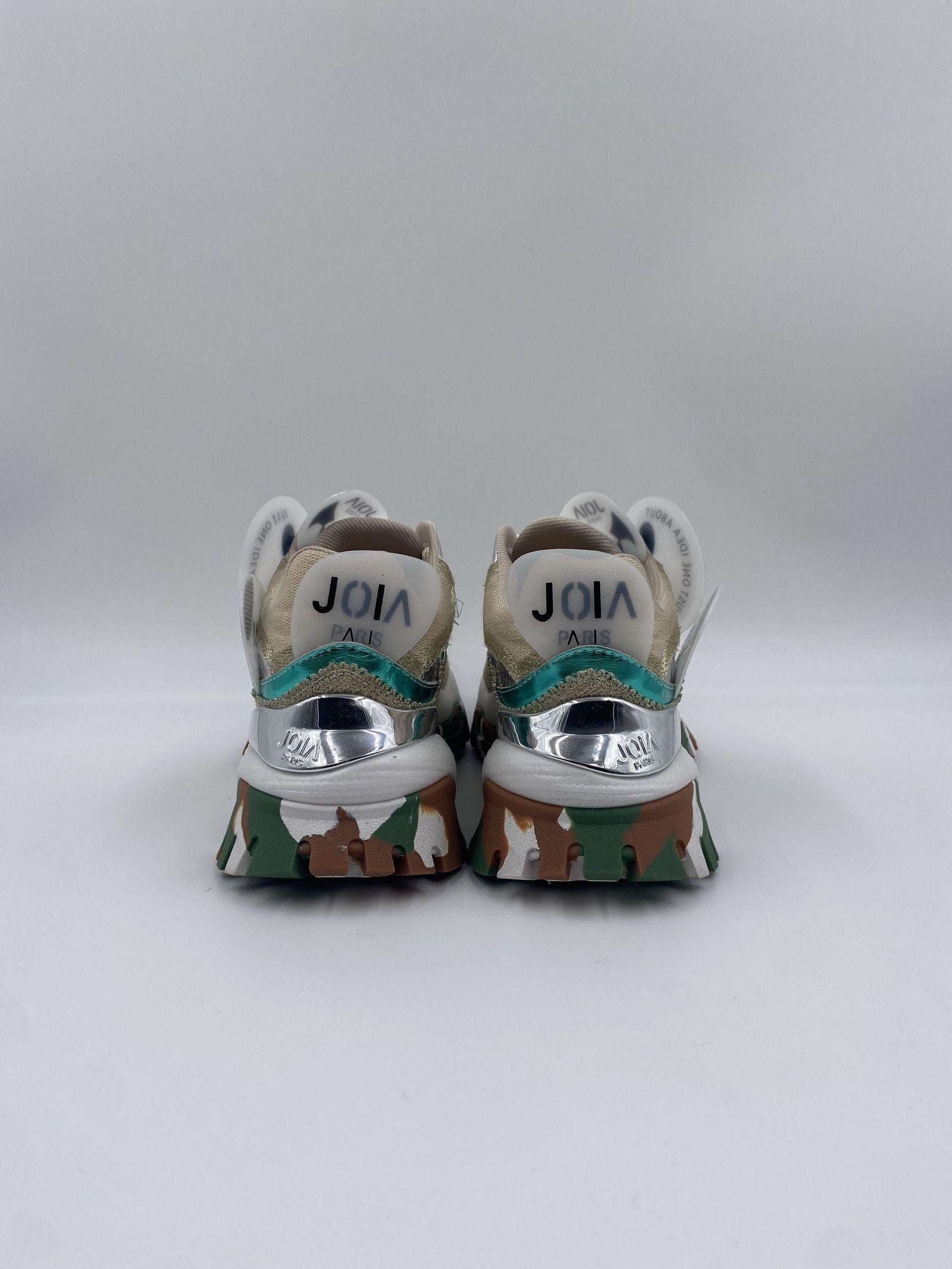 Sneakers bianco e oro F033A0101 01 JOIAPARIS