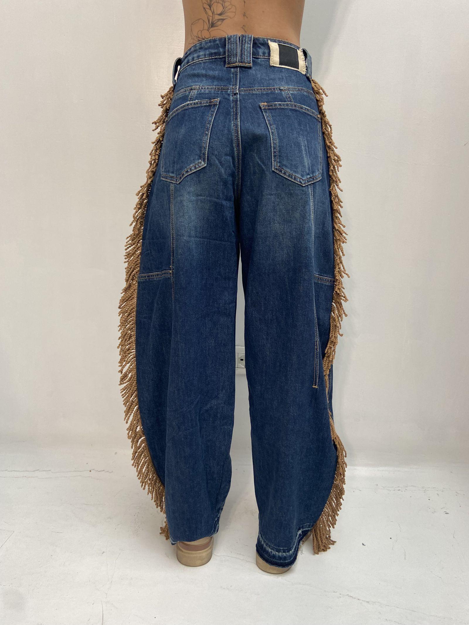 Jeans con frange LAF271PLUS DENIM OFELIA