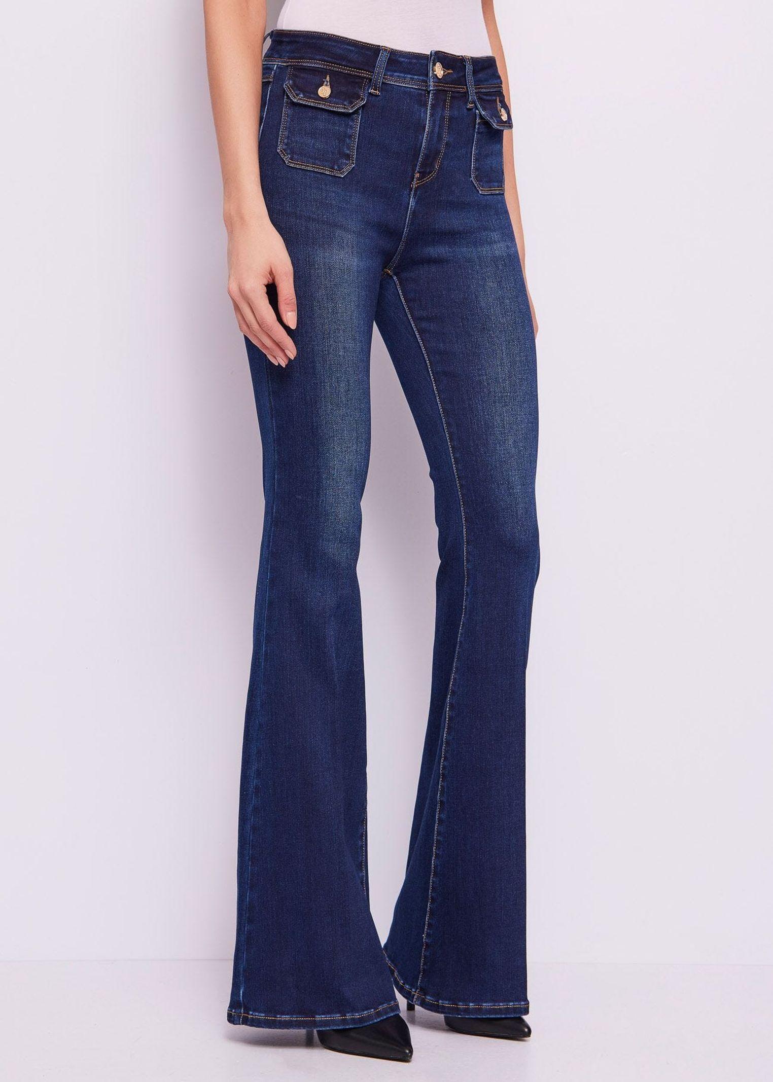 Jeans flare con mini tasche 511BD26002 00 GAUDI'