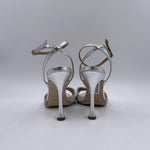 Sandalo aperto con mini strass H2286 ARGENTO OFELIA