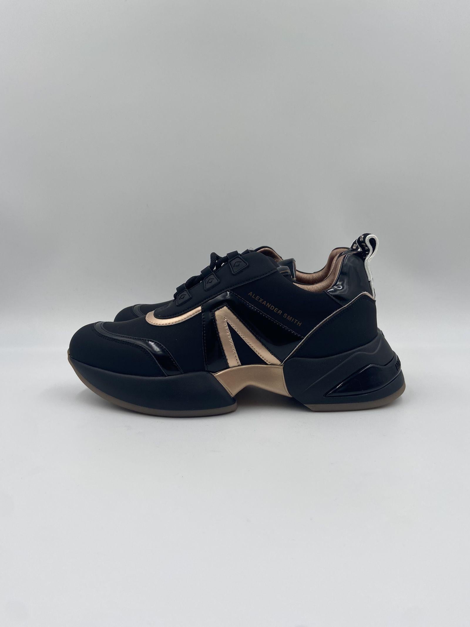 Sneakers Marble Woman Black ASBAMBW 1189 BLK NERO ALEXANDER SMITH