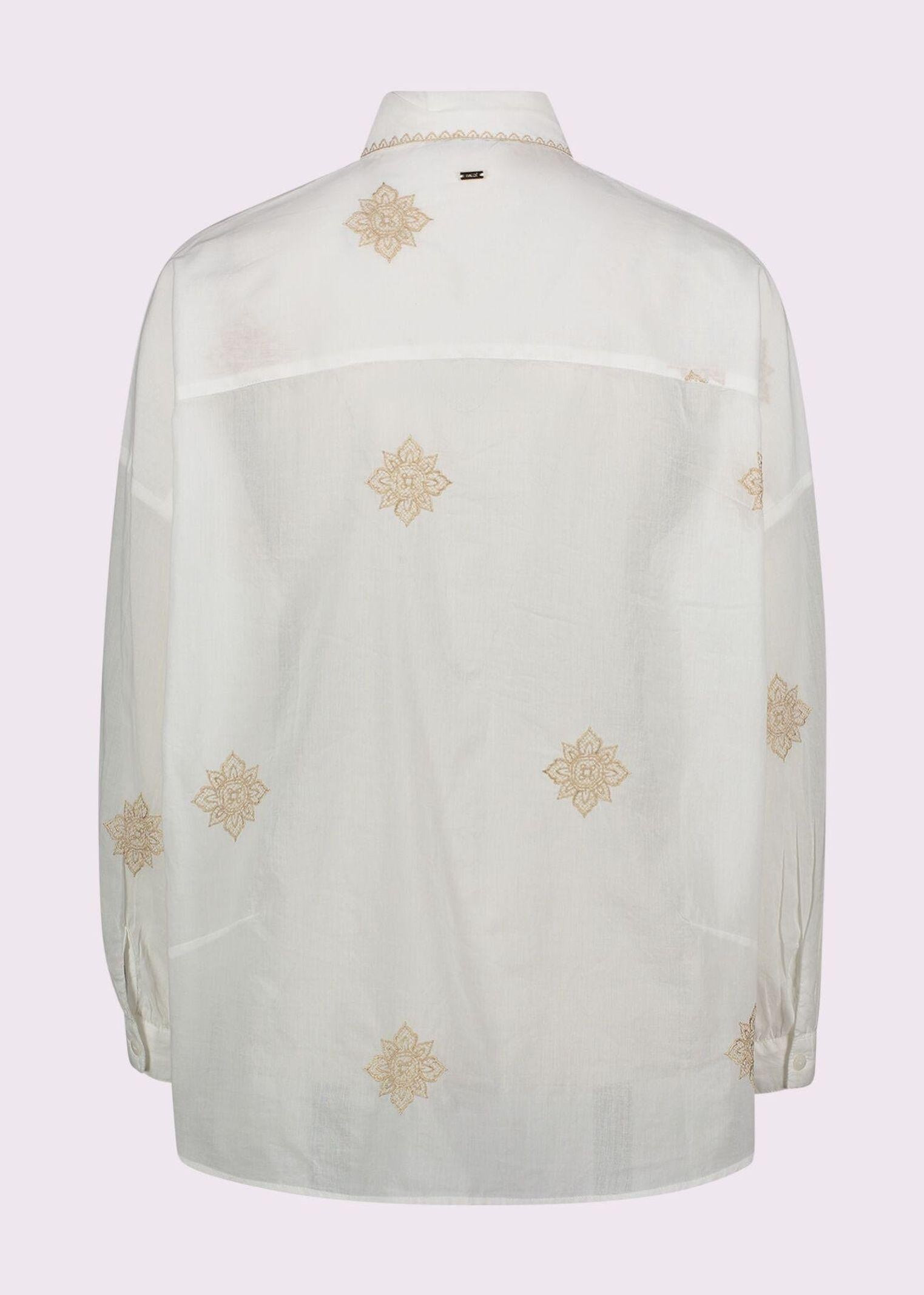 Camicia con ricami dorati 511FD45001 51100901 GAUDI'