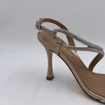 Sandalo alto con strass 2599 ORO OFELIA