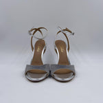 Sandalo aperto con mini strass H2286 ARGENTO OFELIA