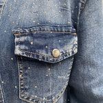 Camicia in denim con strass 9186SS DENIM OFELIA