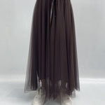 Gonna lunga in tulle MK04.015 MORO OFELIA