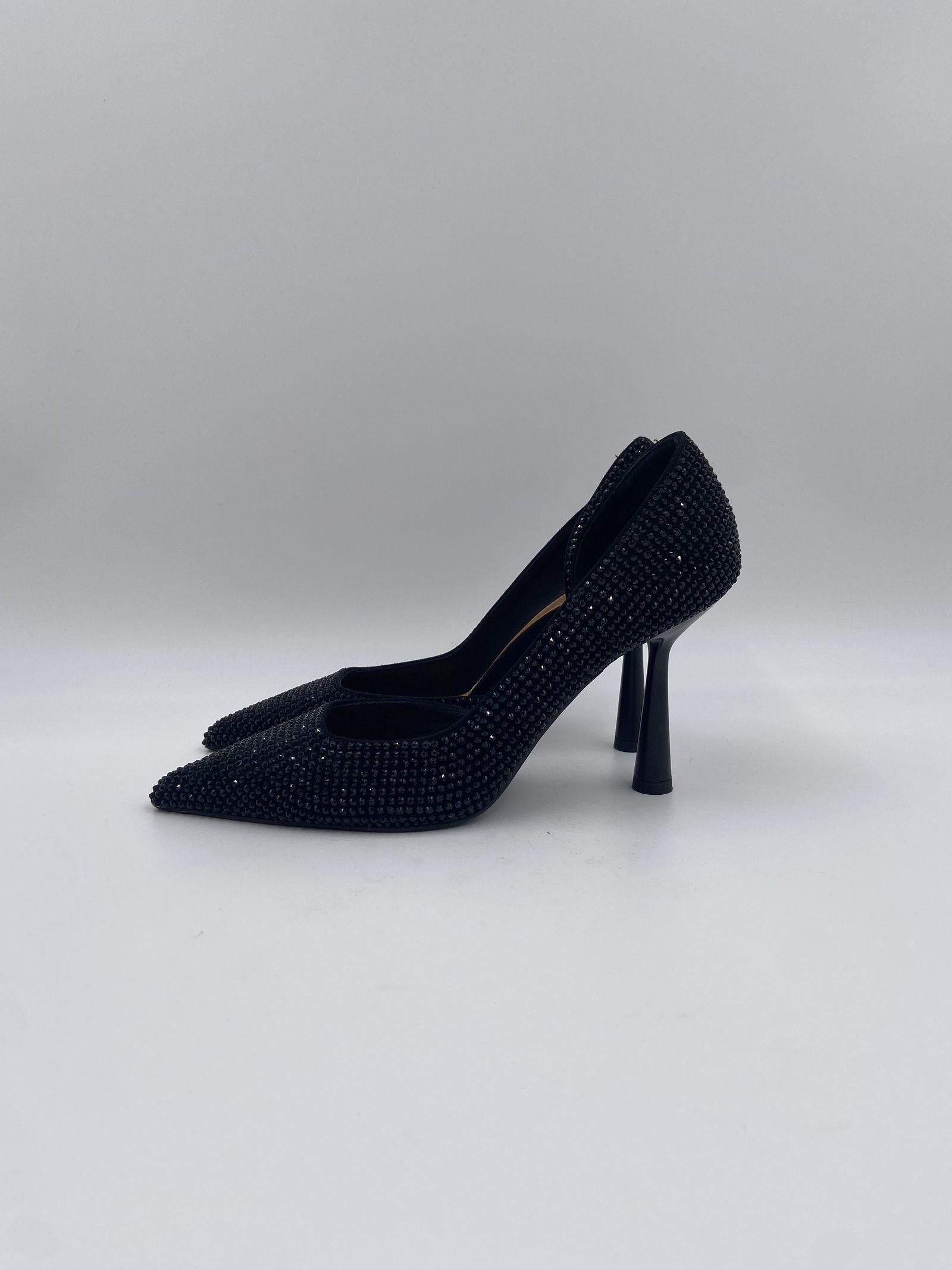 Décolletè con strass 2207 NERO OFELIA