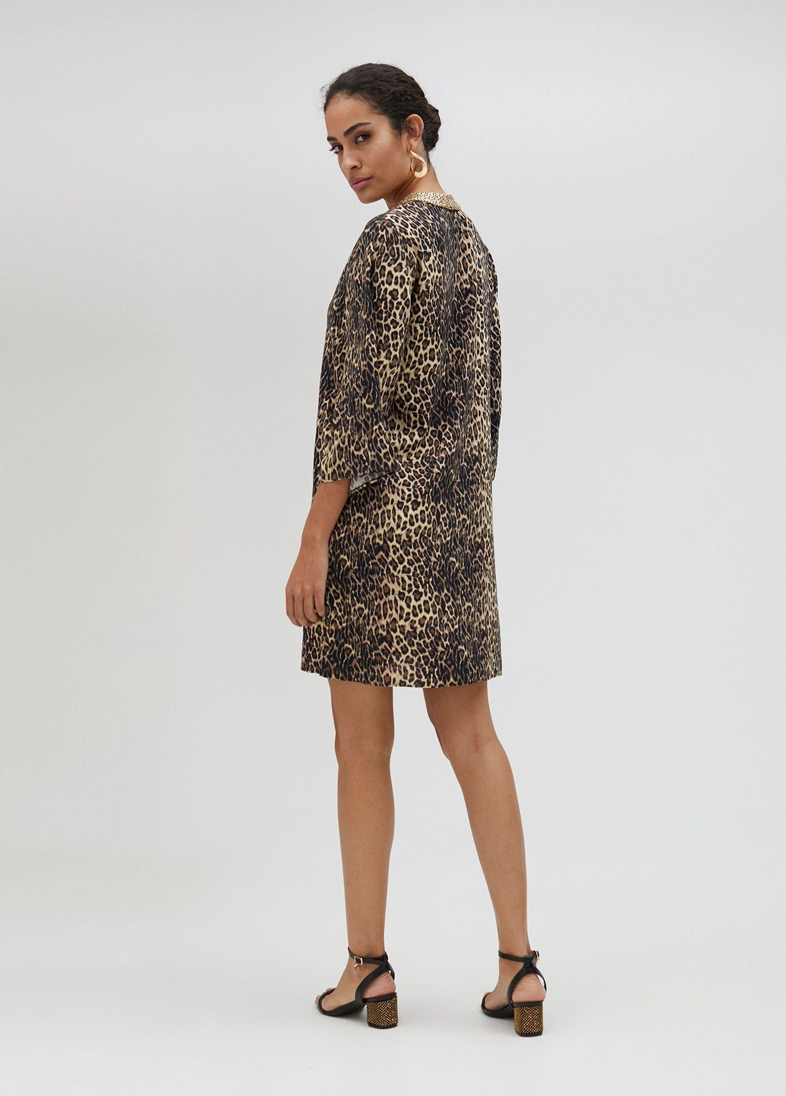 Abito stampa animalier LS2516036 350 LOLA