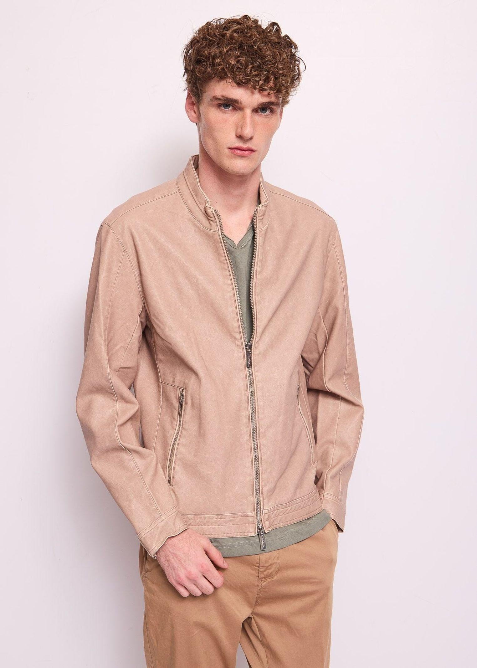 Giubbotto biker in similpelle 511GU38004 3301 GAUDI'