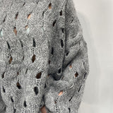 Maglia intrecciata JS376 GRIGIO OFELIA