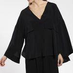 Maglia oversize in crepe MIFE13D8 10 CARLA G.