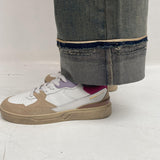 Jeans crop con risvolto LAF235 DENIM OFELIA