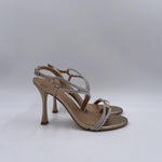 Sandalo alto con strass 2599 ORO OFELIA