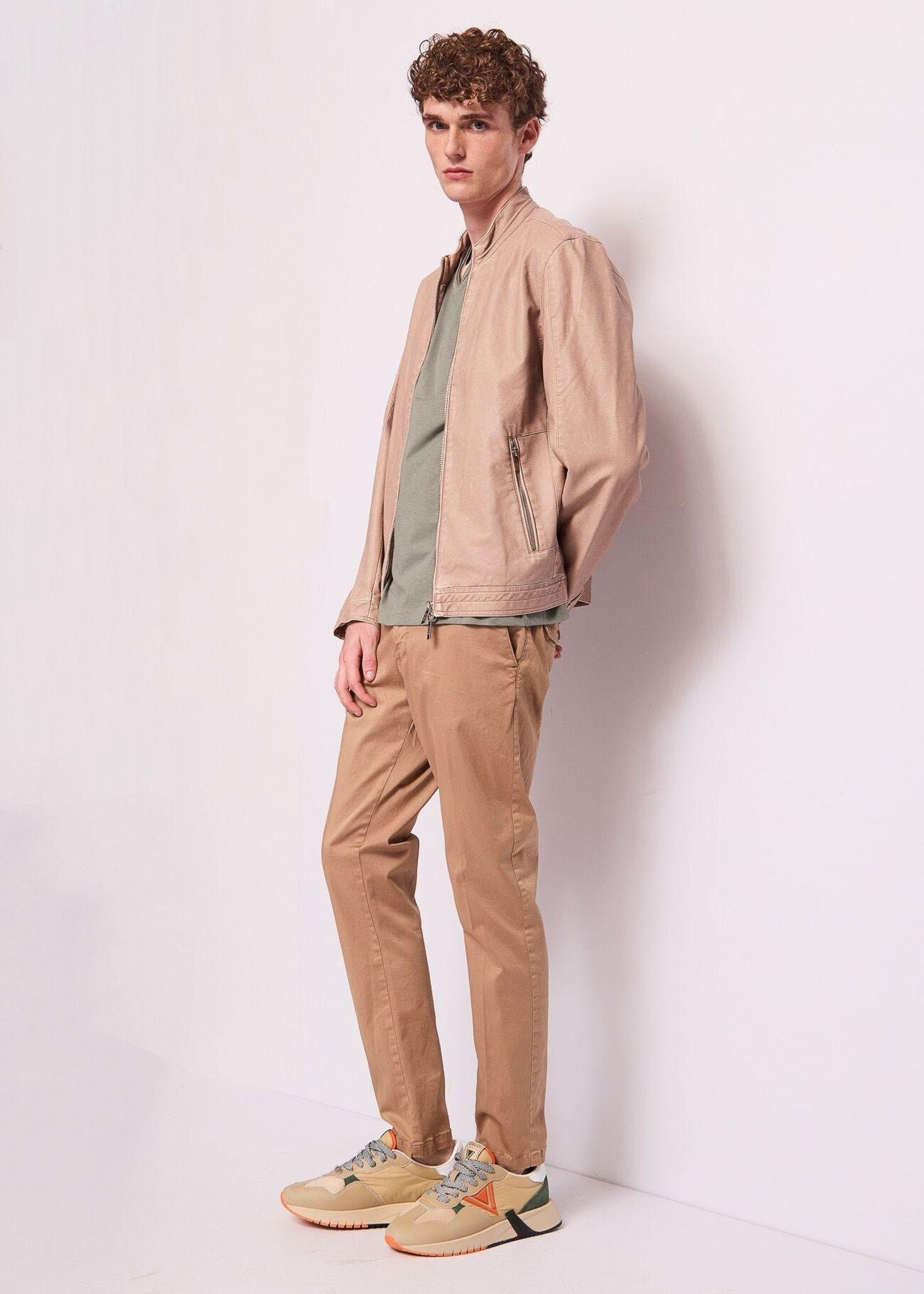 Giubbotto biker in similpelle 511GU38004 3301 GAUDI'