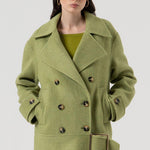 Caban over in bouclè FR25WC1003W80201 T52 FRACOMINA