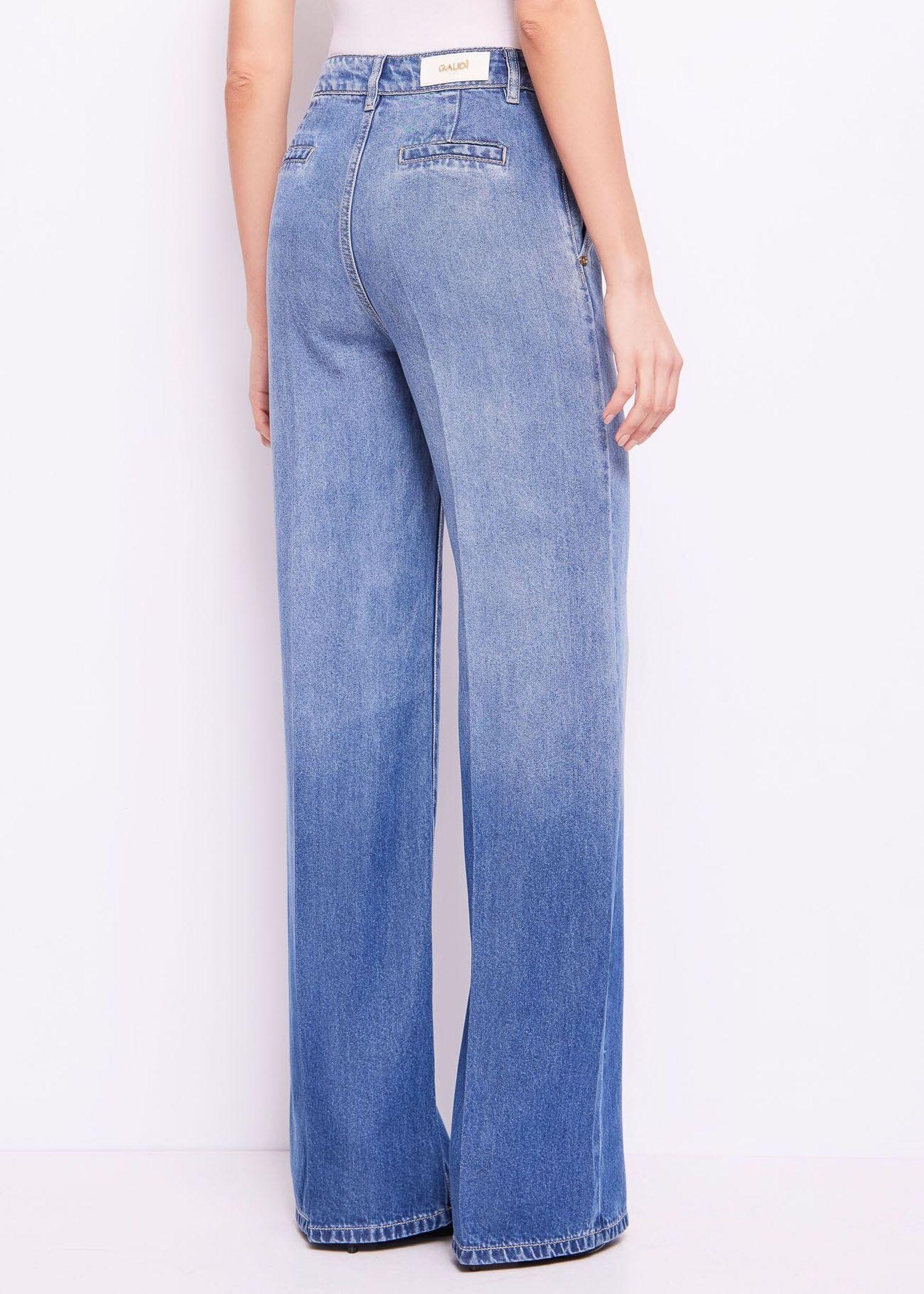 Jeans wide leg con pinces 511BD26016 00 GAUDI'