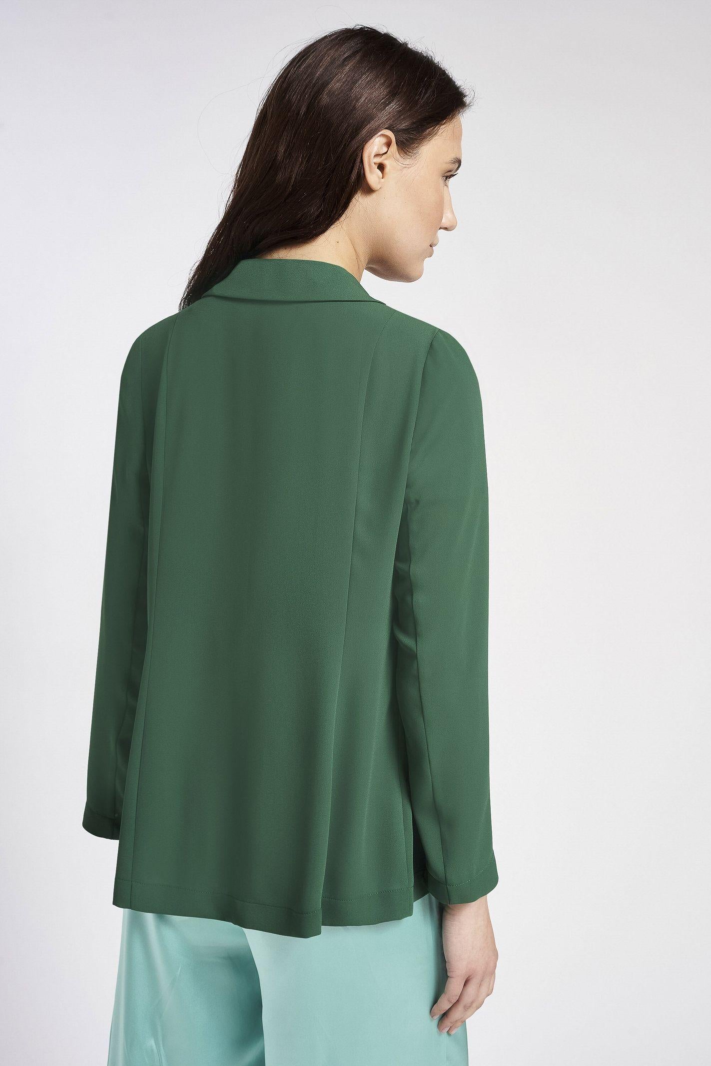 Giacca monopetto in crepe IROM14D8 26 CARLA G.