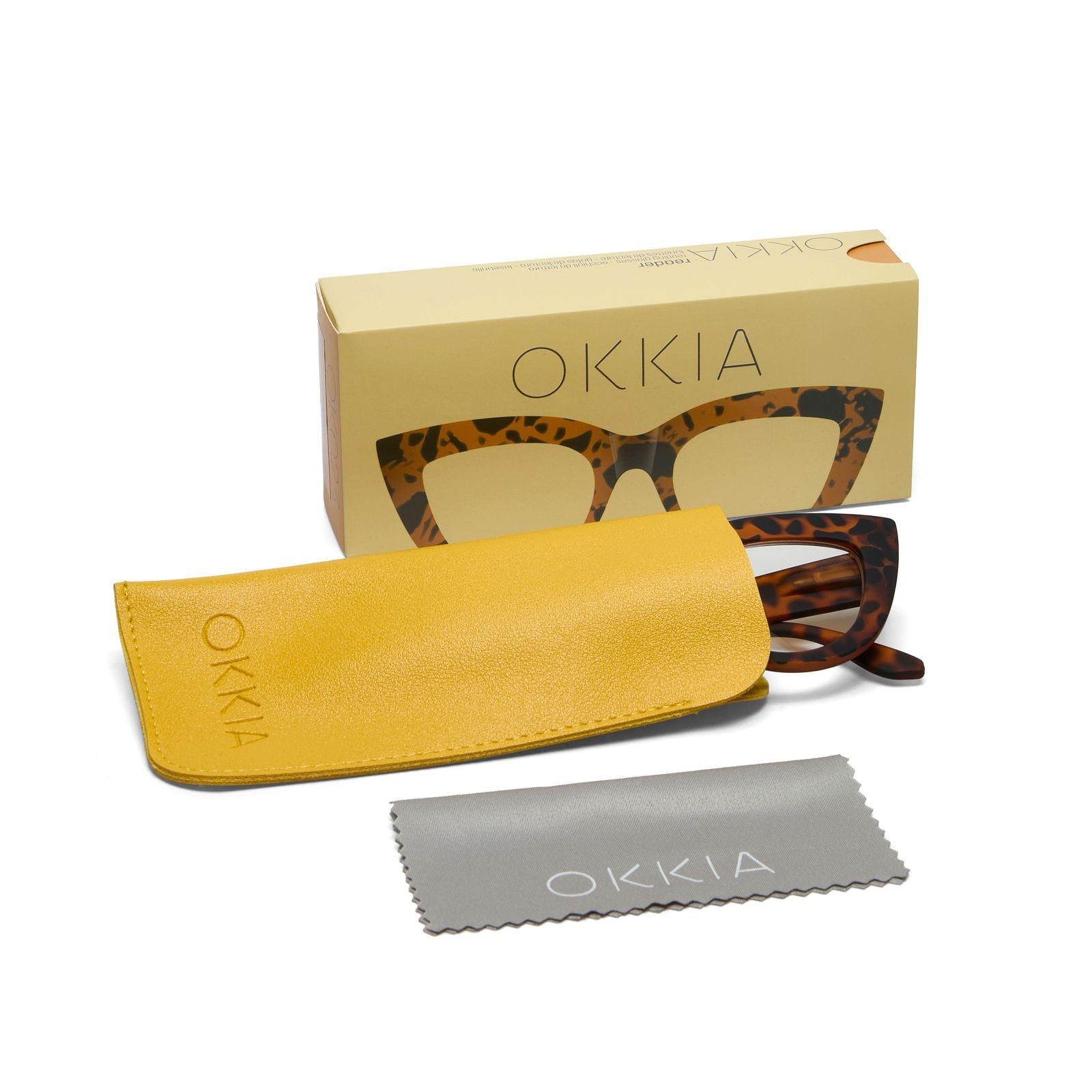 Occhiale da lettura Claudia OK023TU TARTARUGA OKKIA