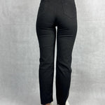 Jeans regular vita alta 12181 NERO OFELIA