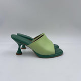 Sandalo tacco rocchetto 23057-467A VERDE ANGEL ALARCON