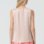 Top senza maniche in viscosa lucida FJ25ST2001W45101 E06 FRACOMINA