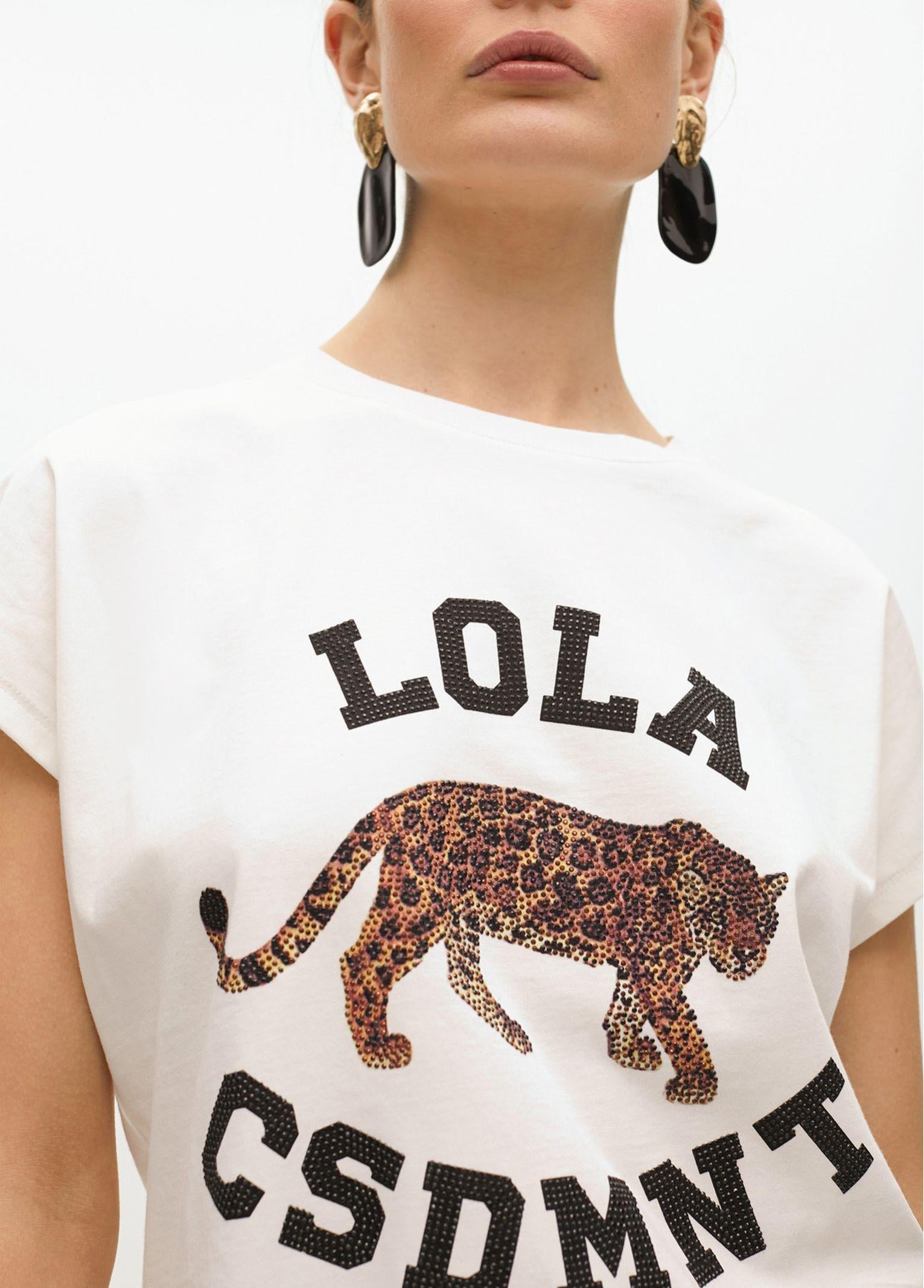 T-shirt tigre LF2515001 00B LOLA