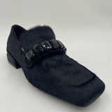 Mocassino in cavallino PJ602G NERO JEANNOT