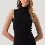 Top con strass FR25WT4004K50401 053 FRACOMINA