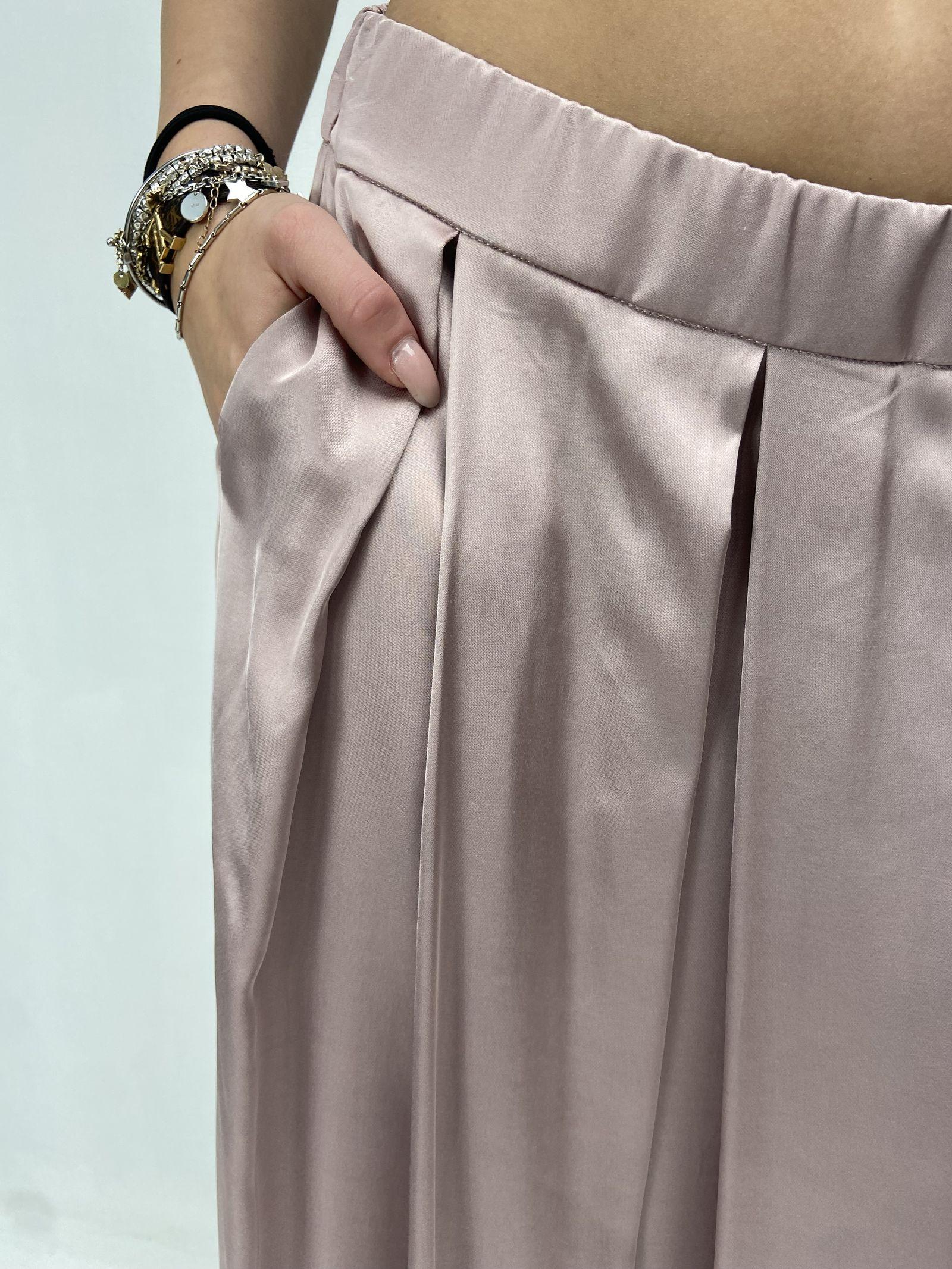 Gonna in raso con pieghe SK1027 CIPRIA OFELIA