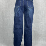Jeans scuro vita alta gamba dritta 824105JC766 DENIM OFELIA