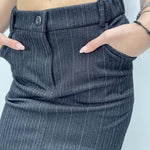 Gonna denim nero SK988 DENIMNERO OFELIA