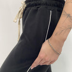 Pantalone gamba ampia Z6034 NERO OFELIA