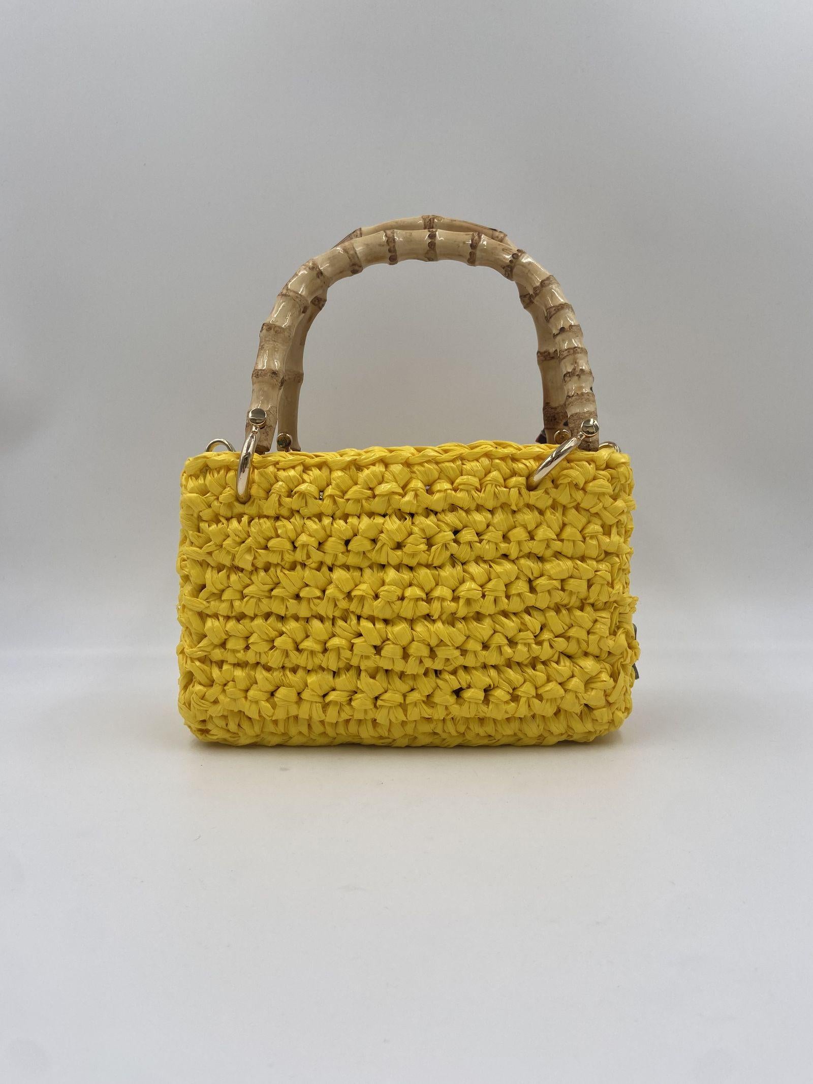 Borsa Meteora Chica Handmane METEORA SS23 GIALLO CHICA