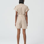 Tuta corta cargo in popeline FR25SO1001W52001 208 FRACOMINA