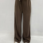 Pantalone gamba ampia Z6034 VERDE OFELIA