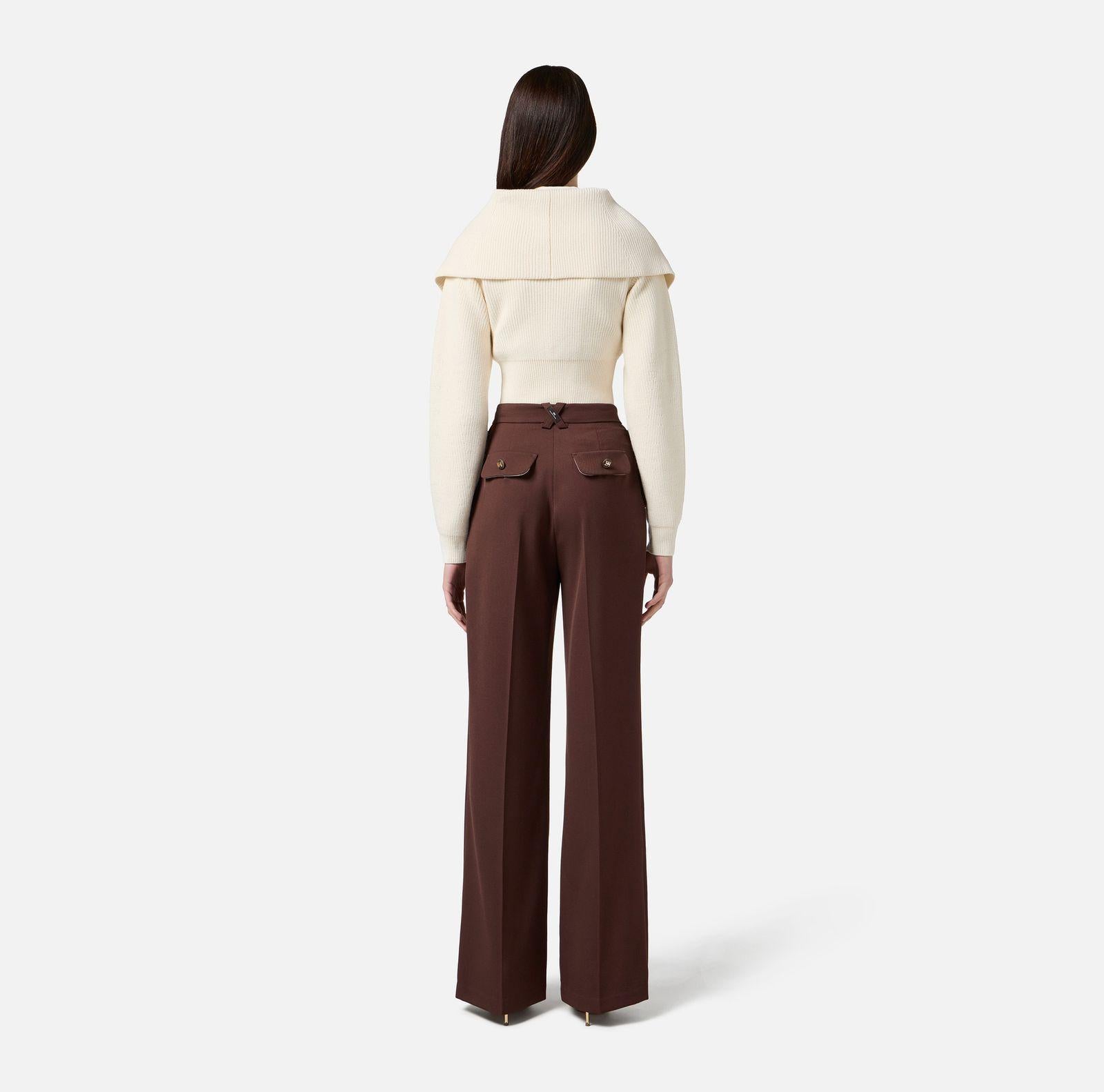 Cardigan con zip MK04S56E2 DZ9 ELISABETTA FRANCHI