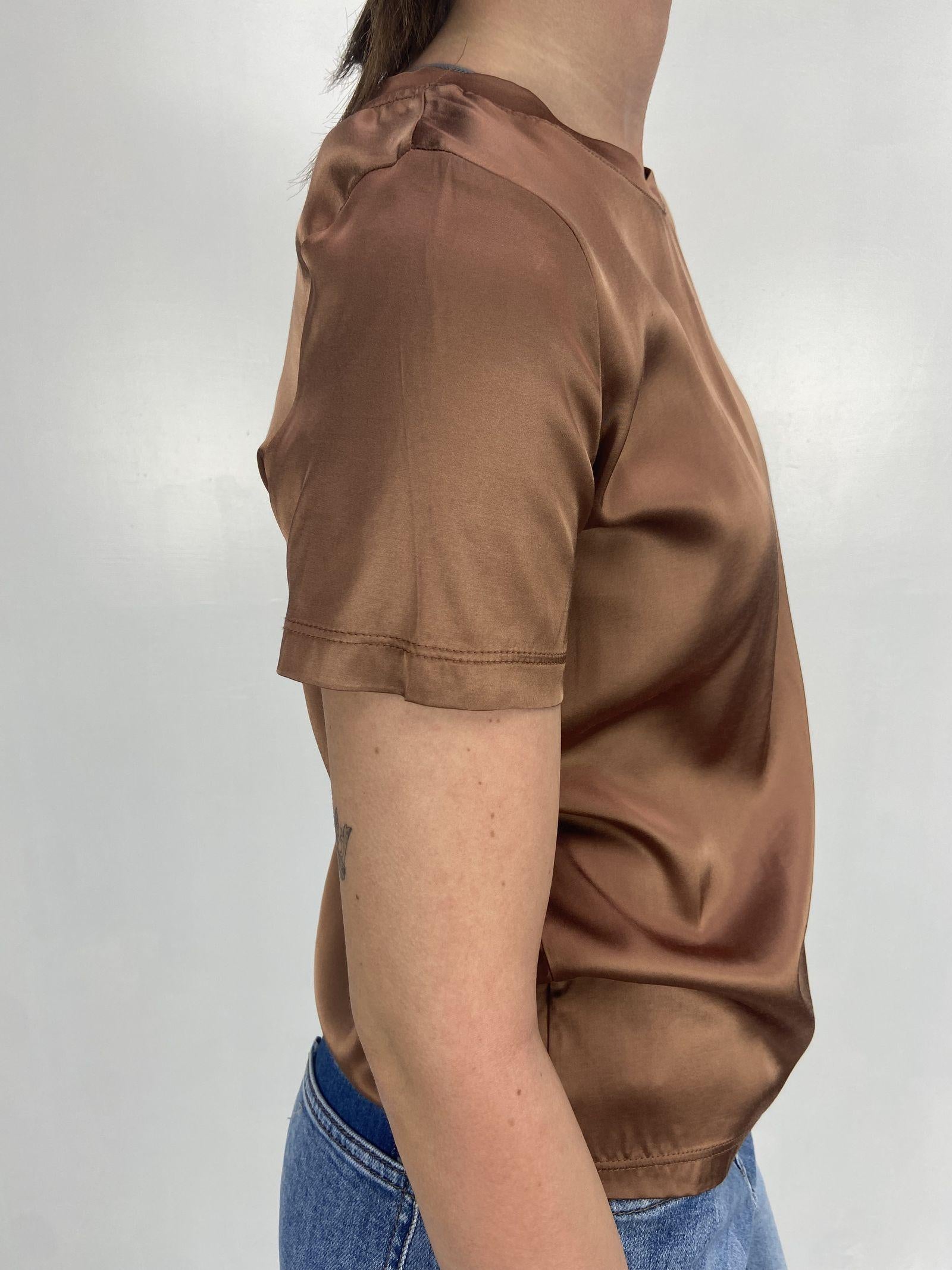 T-shirt lucida girocollo MM203633 COCCIO OFELIA